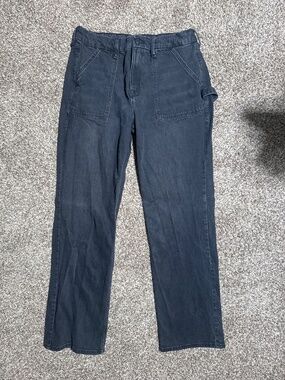 Never worn Good American Mid-Rise Good Icon Straight jeans